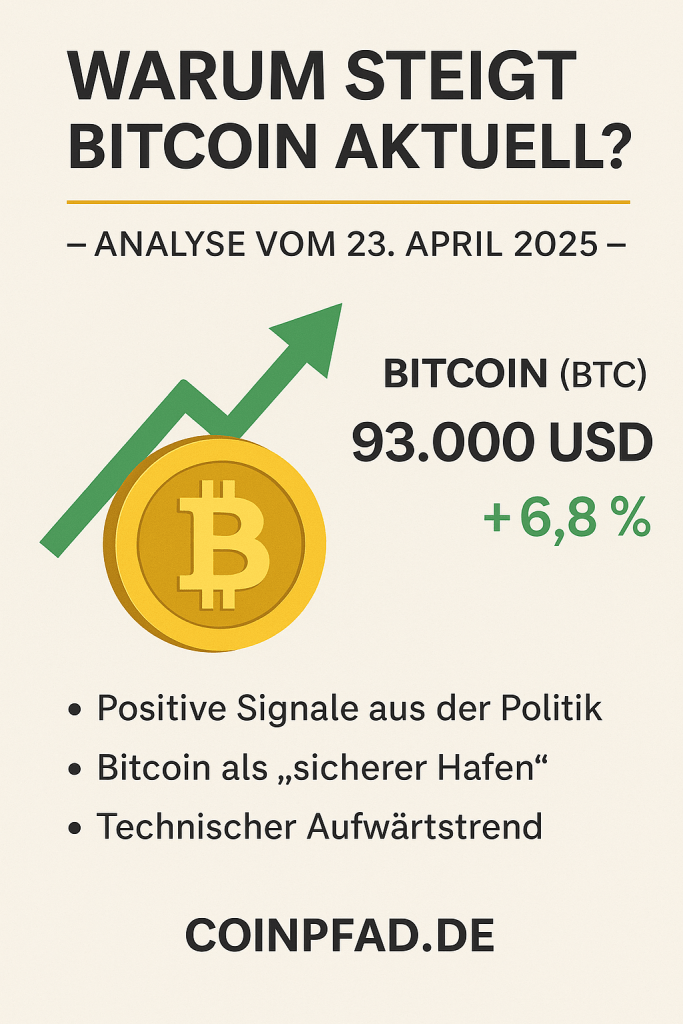Warum steigt bitcoin aktuell