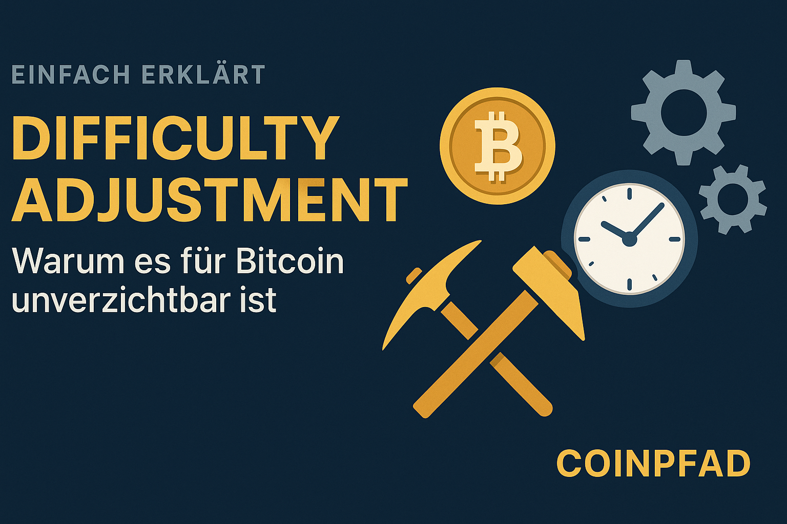 Difficulty Adjustment – Warum es für Bitcoin unverzichtbar ist